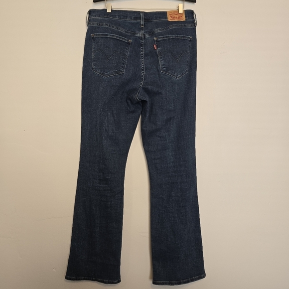 Levis Women's Classic Bootcut Blue Jeans 8 Medium Wash Stretch - Picture 2 of 8